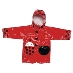 Kidorable Ladybird Waterproof Coat