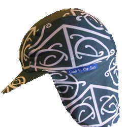 Lycra Legionnaire UV protective Hat Silver Hook