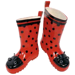 Kidorable Ladybird Wellington Boots